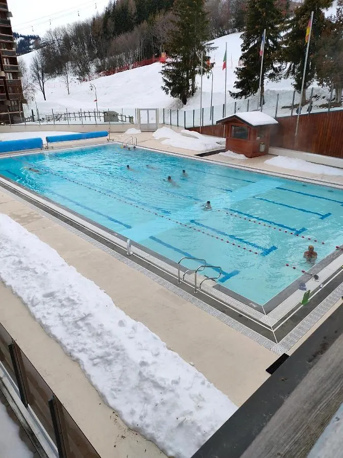 לה קורבייר Corbier Centre Vostok 32M2 Balcon Sud Vue Pistes Classe Tourisme צרפת